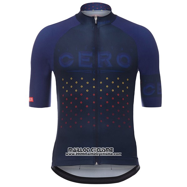 2017 Maillot Ciclismo Cero Vuelta Espana Noir Manches Courtes et Cuissard